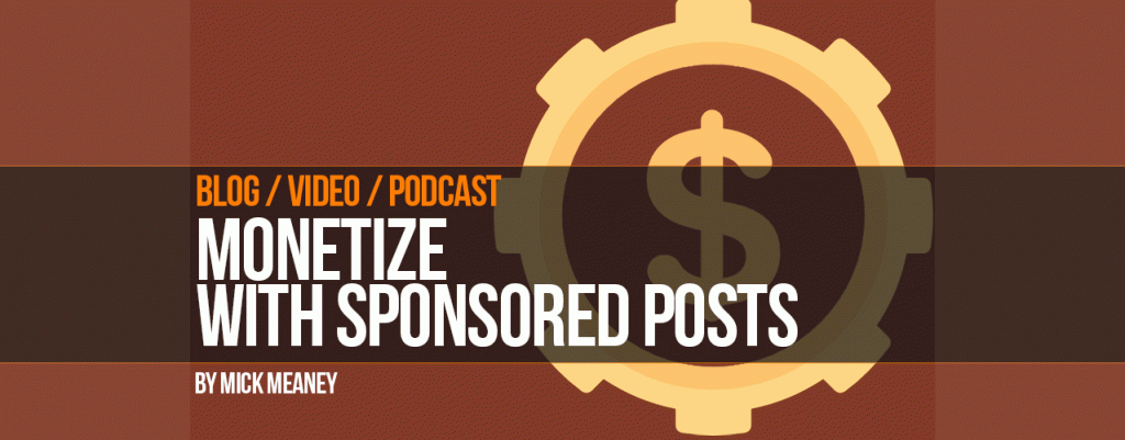 Monetize your blog with sponsored posts